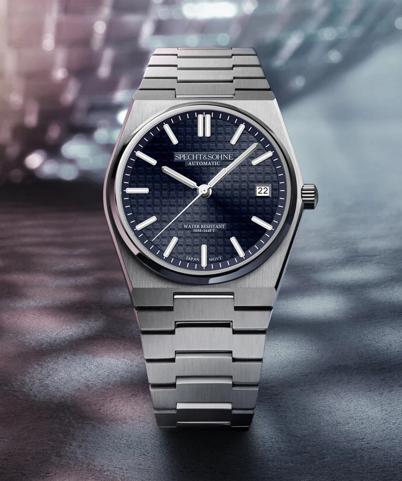 Specht&Sohne New Arrivals Men's Watch Miyota 8215 Automatic Mechanical Watches Stainless Steel 50M Waterproof Relogio Masculino