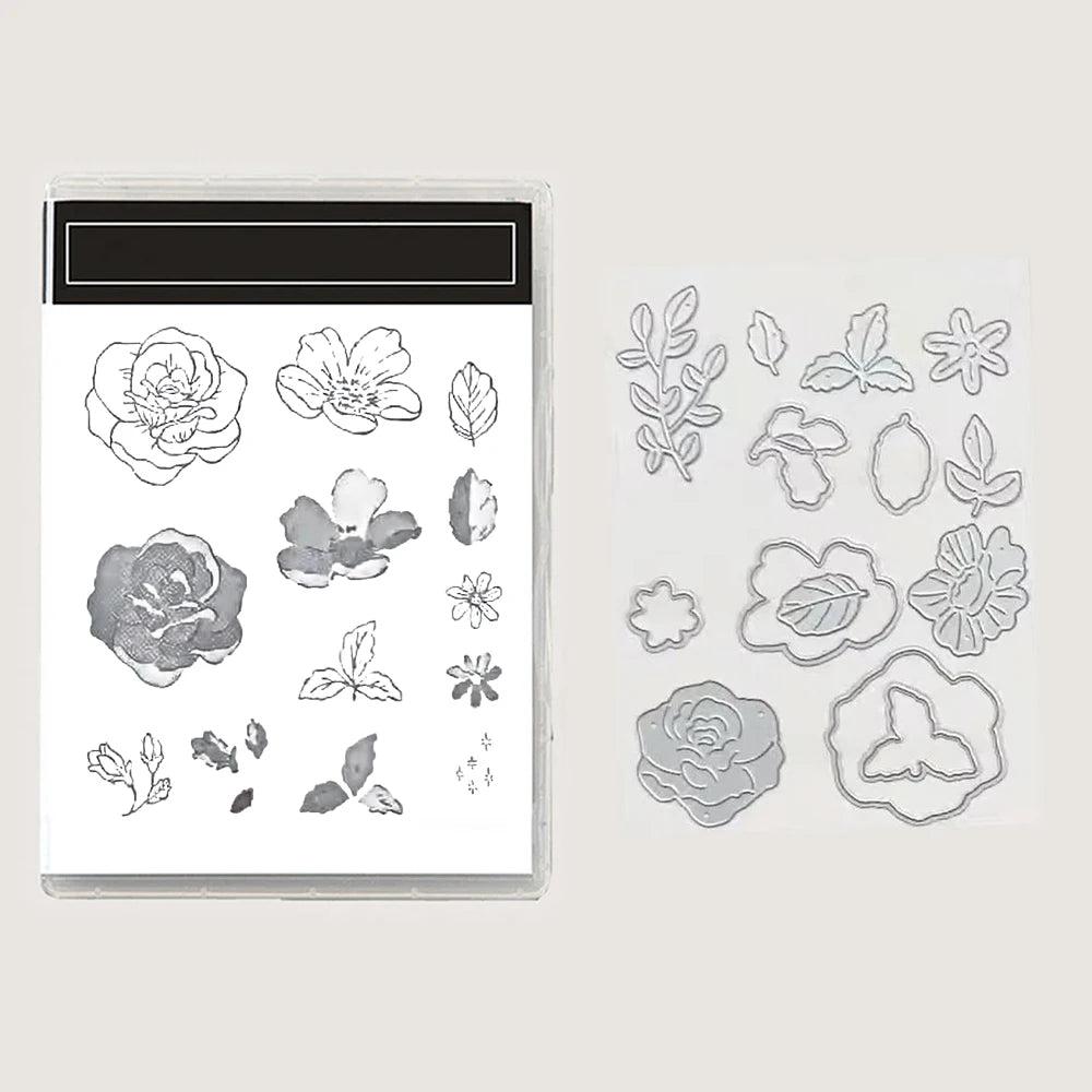 Opulent Oasis Boutique Blossoms Thanks Man Stamp Dies  DIY Greeting Scrapbook Molds Mother's Day Spring 2026 April New Arrivals