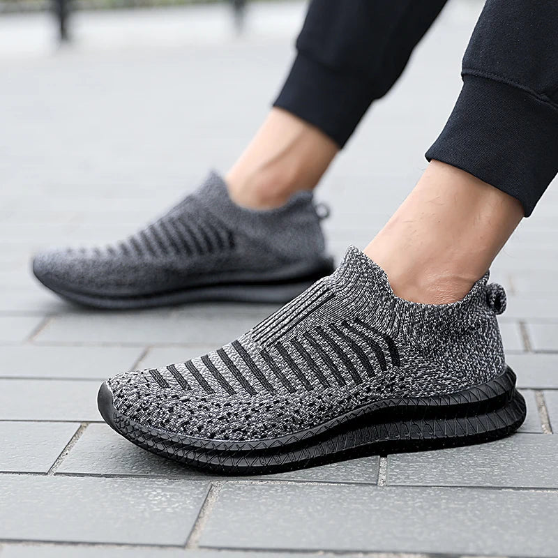 Men Sports Shoes Summer Breathable Casual Socks Shoes Men Pedal Light Sports Running Outdoor Walking Training Tennis Shoes