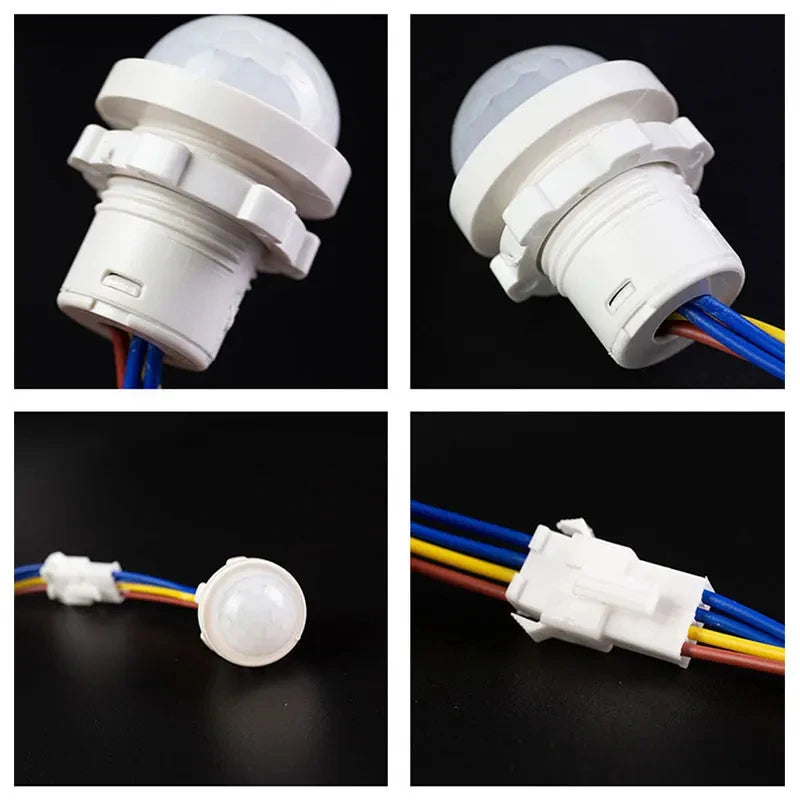 6PCS Infrared Body Sensor Switch 110V 220V Automatic Induction Switch PIR Sensor Detector Switch For Ceiling Lamp LED Lighting