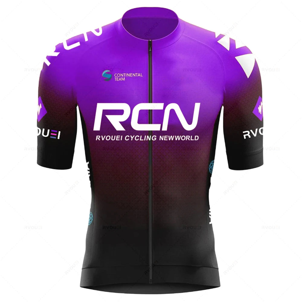 Rcn Cycling jersey Sets 2025 Men's Cycling Clothing Summer Short Sleeve MTB Bike Suit Bicycle Bike Clothes Ropa Ciclismo Hombre