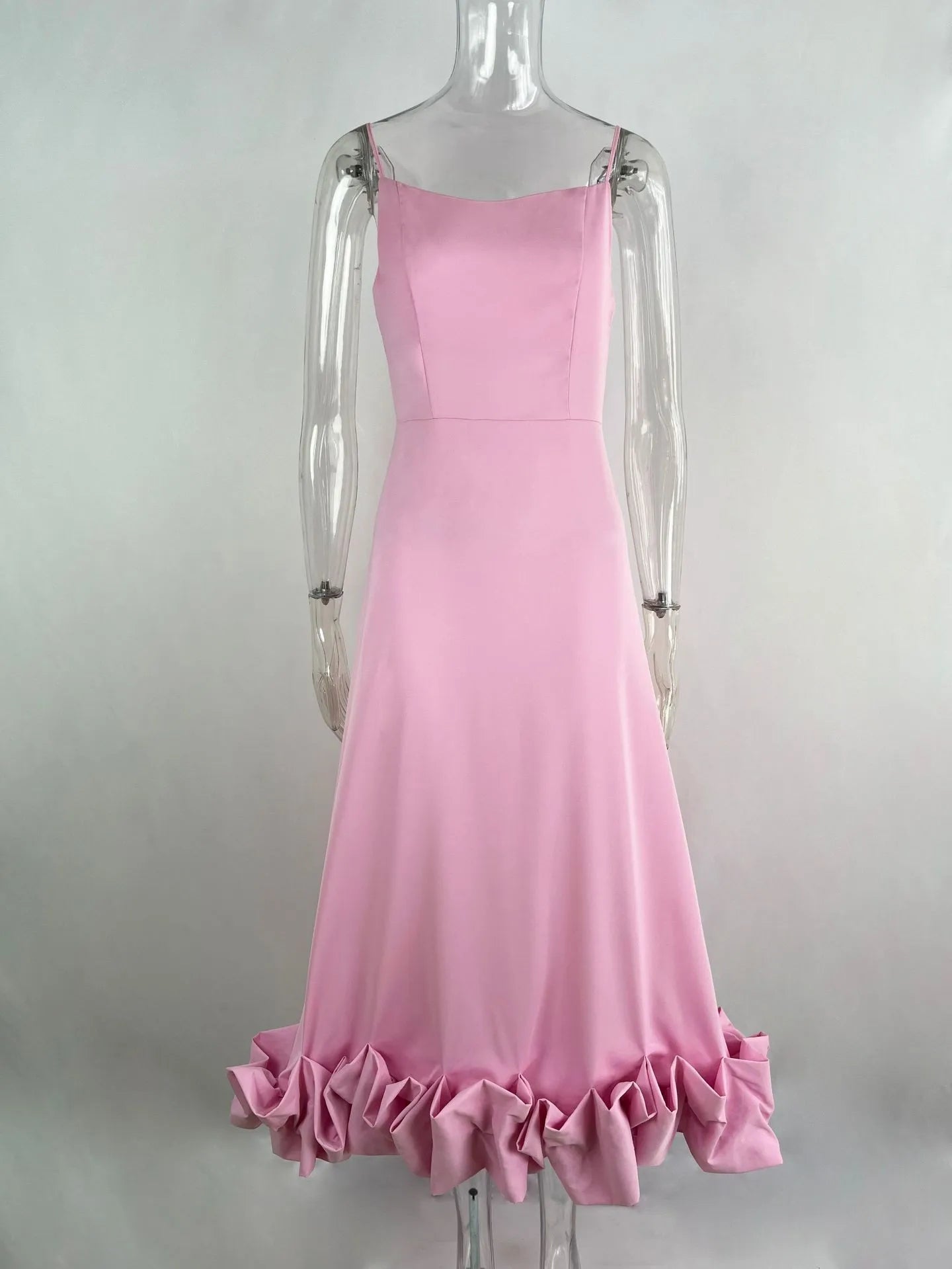 Putao Prom Dresses Fashion Square Empire Summer Party Dress Tea Length Sleeveless Chiffon Ruched Formal Evening Gowns платье жен