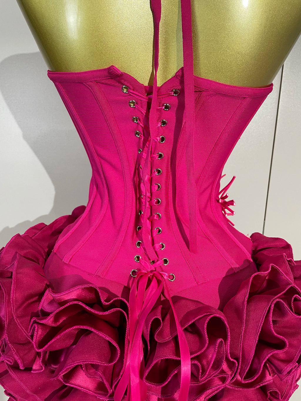 Sexy Halter Prom Gown Celebrity Club Two Piece Set Cocktail Elegant Women Fashion Luxury Birthday Party Red Black Bandage Outfit