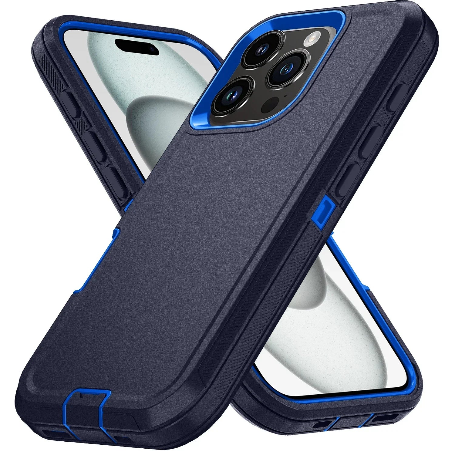 Rugged Ott Armor Shockproof Defender Phone Case for Iphone 17 16 15 14 13 12 11 Pro Max 16E Hard Drop Proof Back Cover Funda