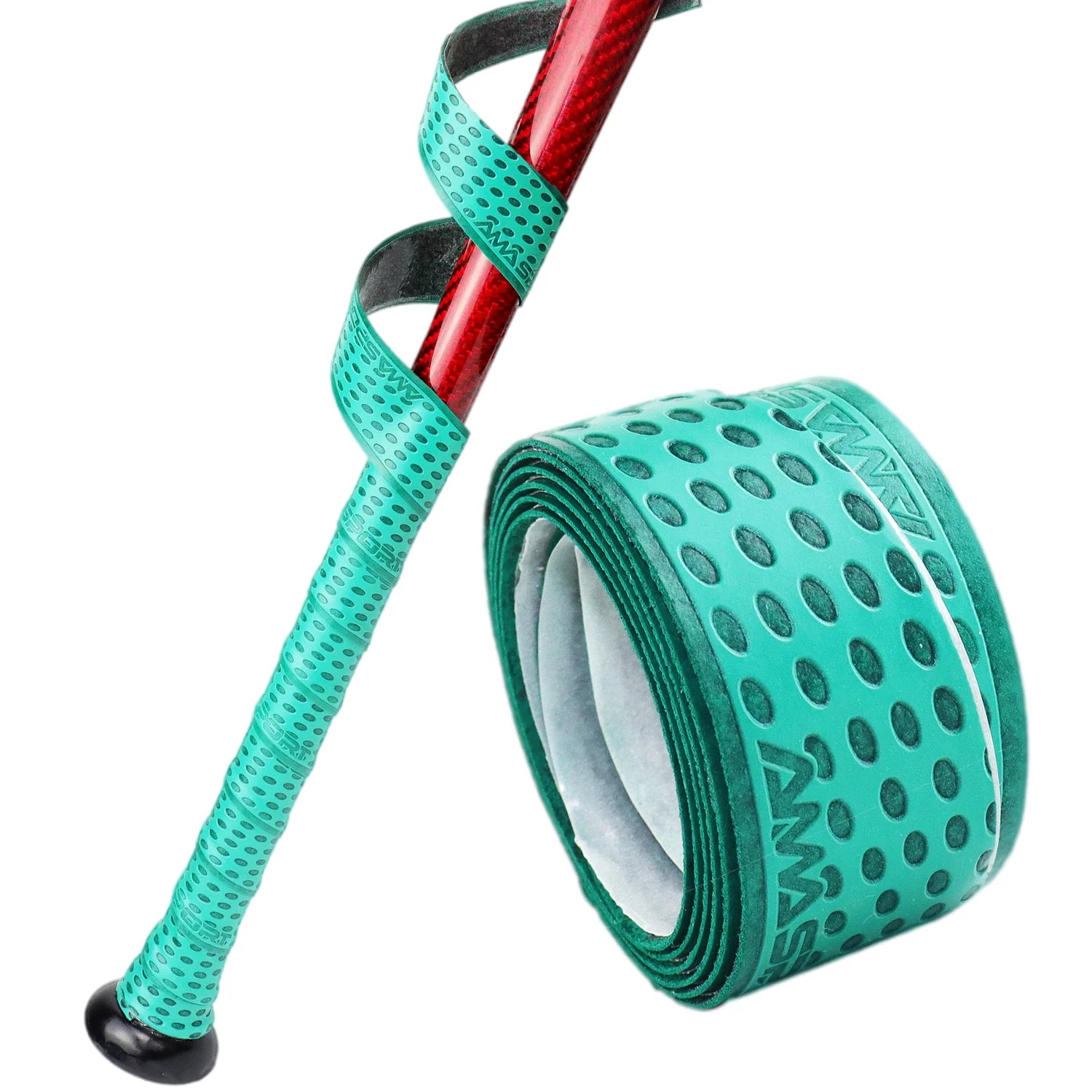 AMASPORT Baseball Bat Grip 1.1mm New Arrivals Embossed Pattern Grips for Baseball Bat Tape for Base Ball Accessories