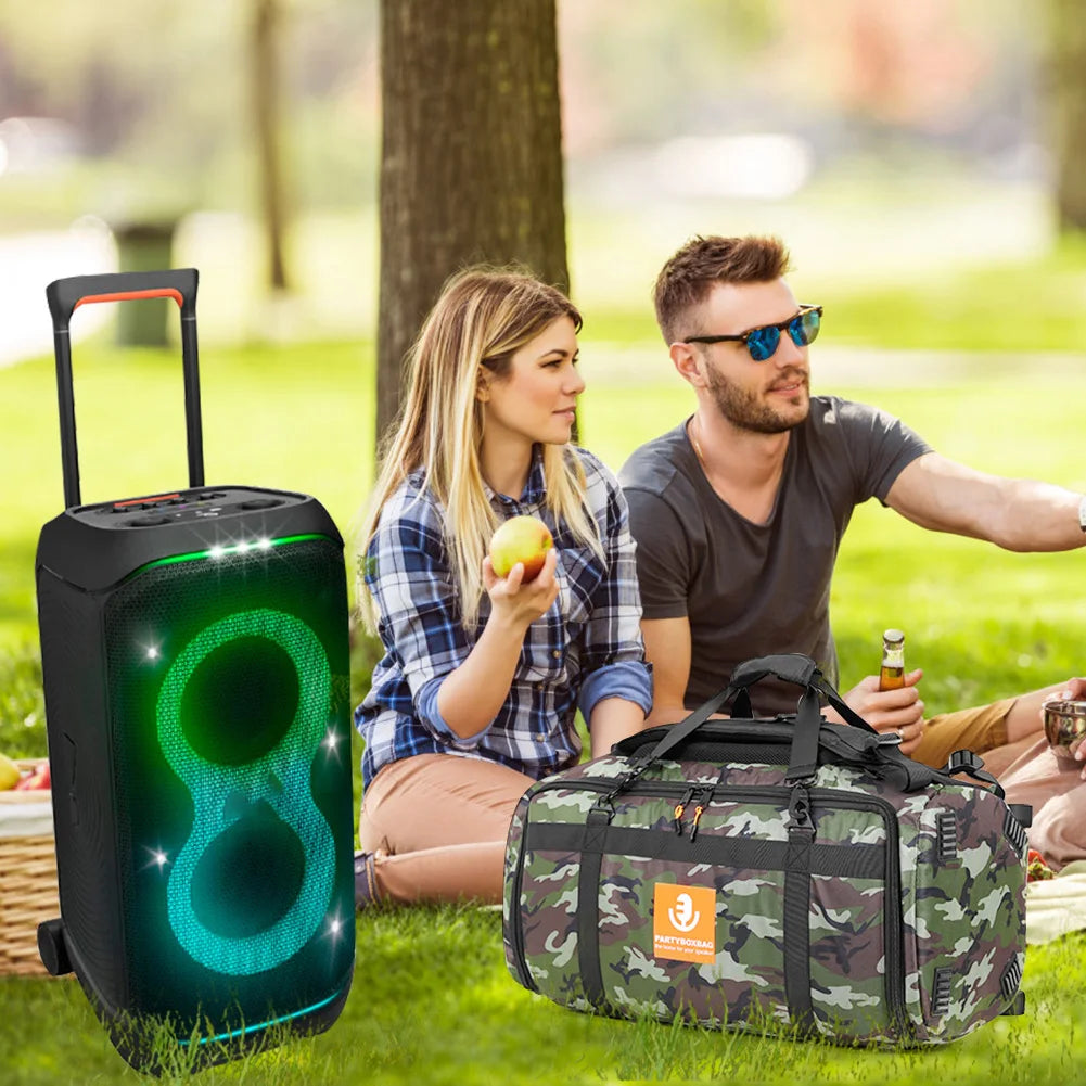 Speaker Carry Backpack For JBL Partybox Stage 320 BT Speaker Carrying Case Shockproof Portable Speaker Carry Tote Bag Backpack