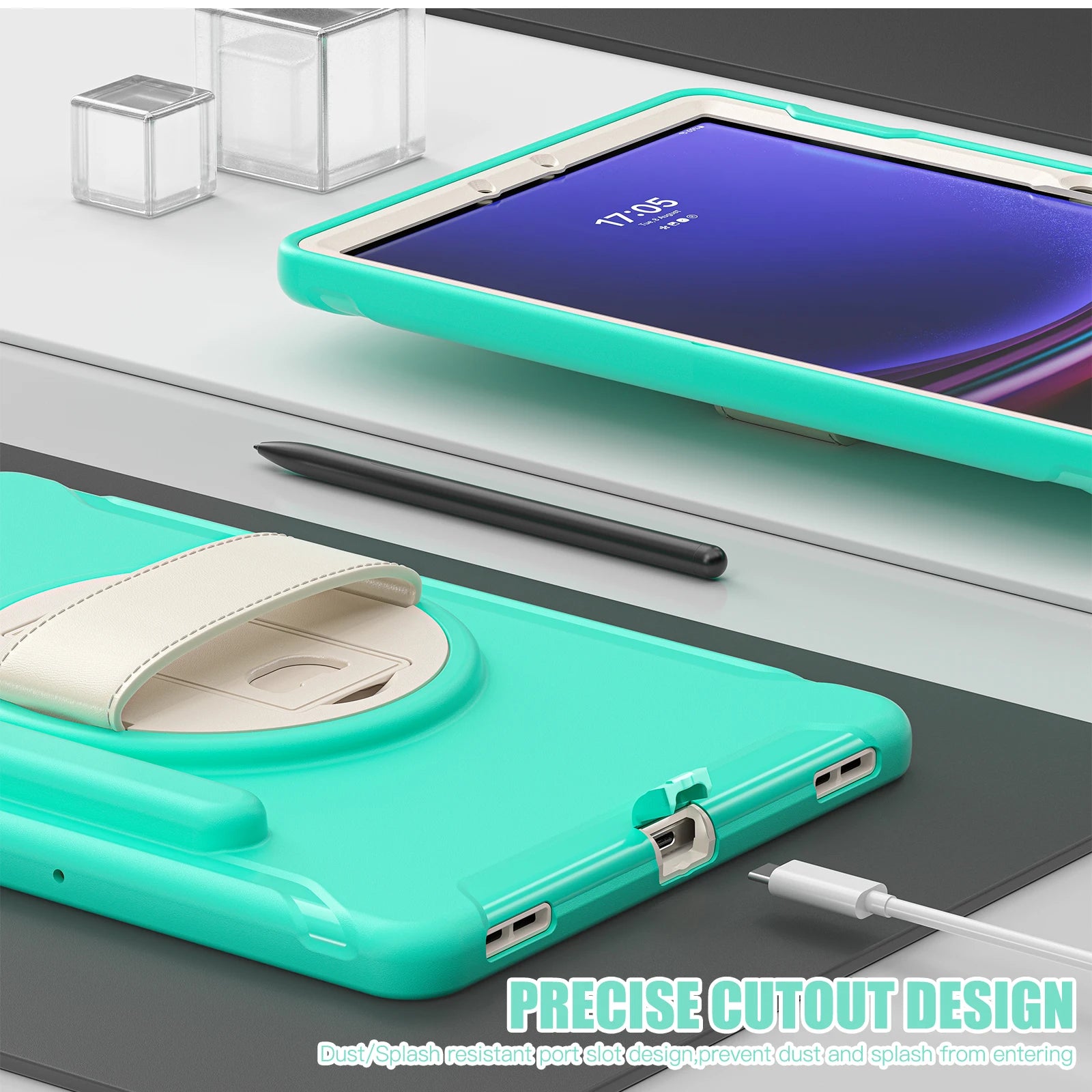 Case For Galaxy Tab S10 Lite S9 FE S8 S7 SM-X400 406 X520 526 X710 716 X510 516 700 706 T870 875 Cover For S6 10.5 2019 T860 865