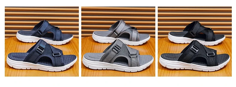 High Quality Summer Men's Slippers Outdoor Indoor Sandals Concise Comfortable Slide Men Casuals Shoes Non-slip Home Men Slippers