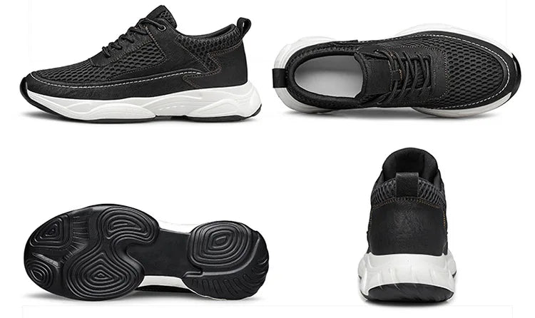 High Man Elevator Shoes Lift Sneakers Men Sports Height Increase Insole 8cm10cm Leisure Fashion Summer Sports Heightening Shoes