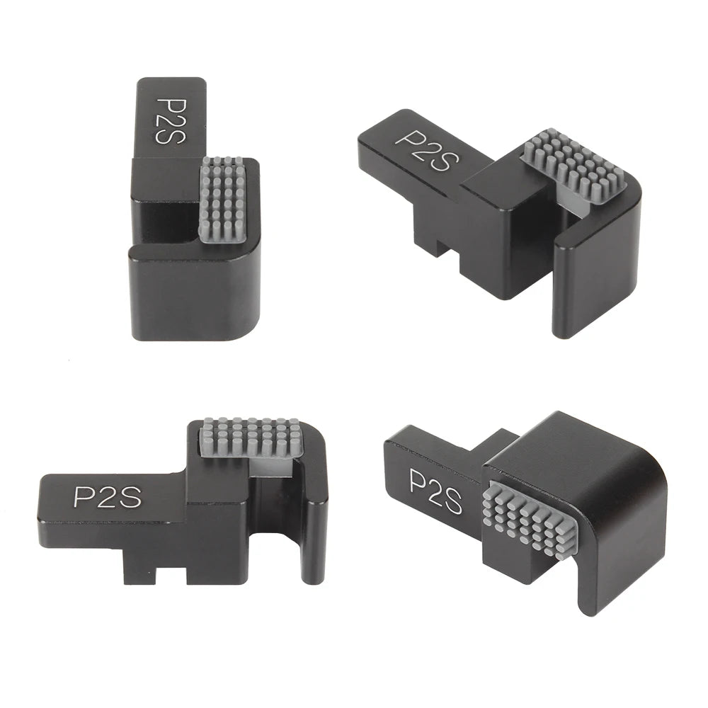 For bambulab P2S Series nozzle silicone wiper Nozzles Brush Hotbed Mounted Scrubbers for Bambu lab Cleaning Tool 3D Printer