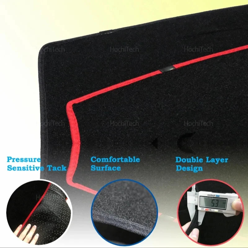 Dashboard Cover For Hyundai Ioniq Electric EV Hybrid PHEV 2020 2021 2022 Sun Shade Mat Avoid Light Pads Case Carpets Protection