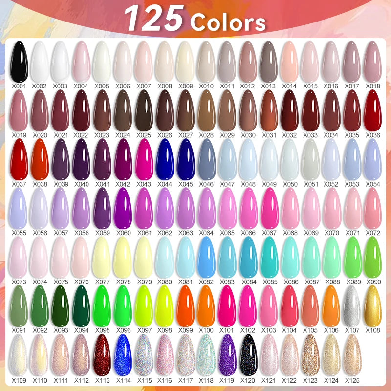 LILYCUTE 7ML طلاء أظافر جل أبيض وأسود، جل أظافر ملون صيفي، جل UV شبه دائم، جل أظافر UV LED قابل للنقع.