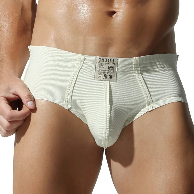 TAUWELL Men's Sexy Rib Brief Underwear Comfortable Rayon Material New Arrivals