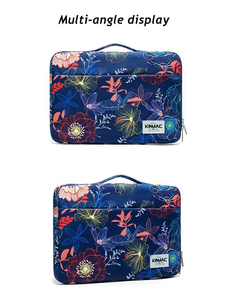 Brand Kinmac Laptop Bag 12,13.3,14,15.4,15.6,16 Inch Shockproof Lady Man Handbag Case For MacBook Air Pro M1 2 Women Briefcase
