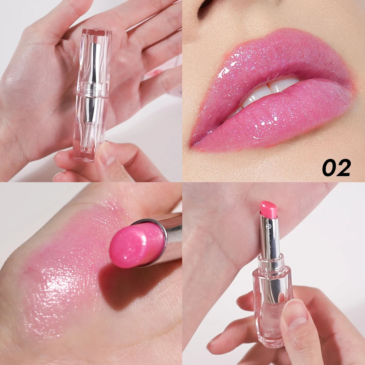 5 Colors Nourishing Light Lipstick Long Lasting Colors Easy to Apply Lip Moisturizing lip balm lip care