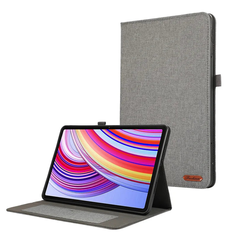 Luxury Flip Oxford Cloth Fabric Case For Xiaomi Redmi Pad Pad 12.1 inch / Poco Pad Tablet Protective Cover Hülle Coque Capa