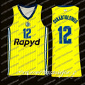 25/26 New Arrivals Lsraeli Adult Men's Basketball Vest Maccabi Tel Aviv Basketball Jersey Kids Basketball Training Uniform
