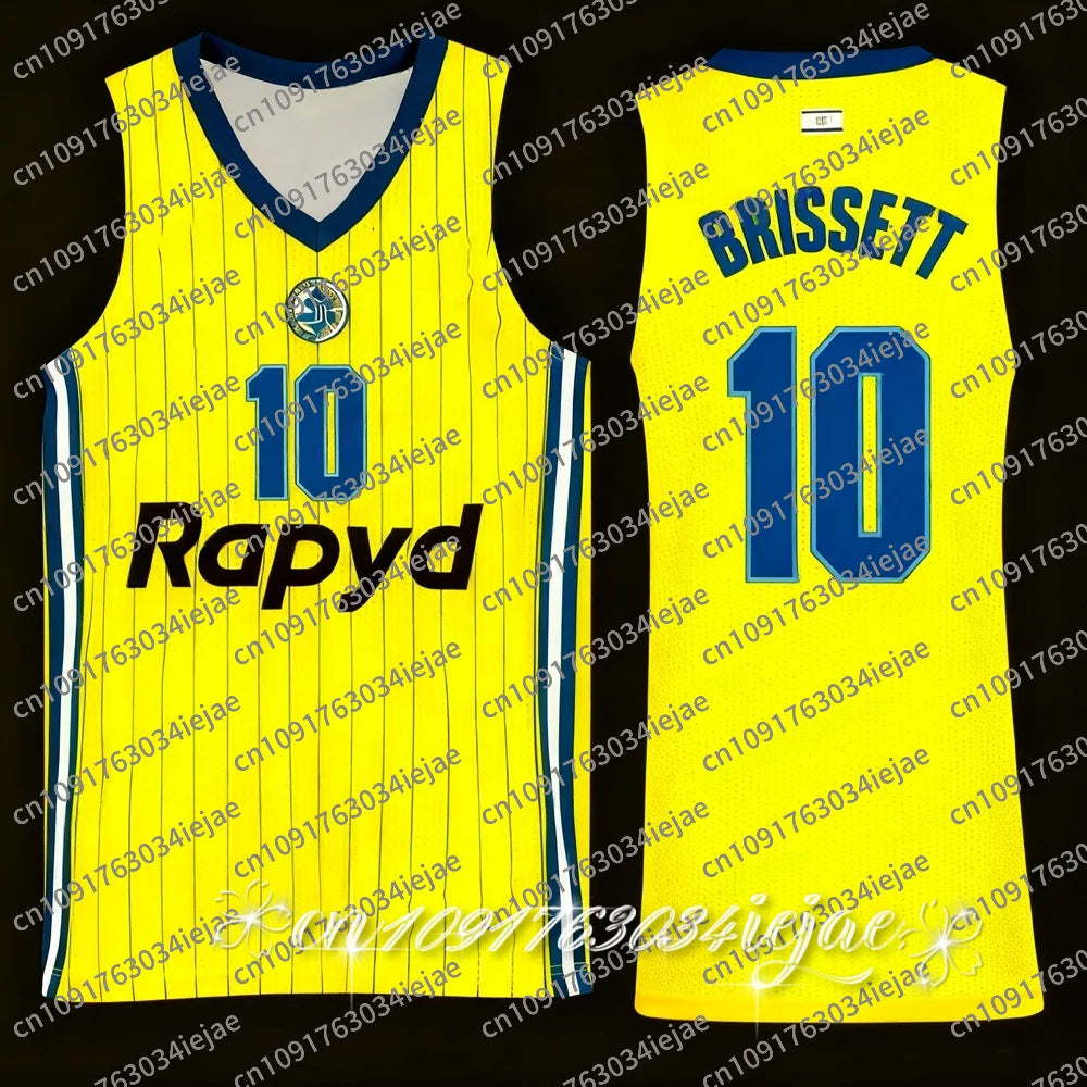25/26 New Arrivals Lsraeli Adult Men's Basketball Vest Maccabi Tel Aviv Basketball Jersey Kids Basketball Training Uniform
