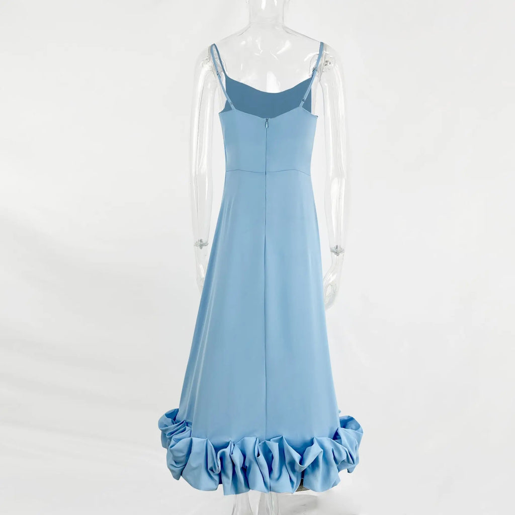Putao Prom Dresses Fashion Square Empire Summer Party Dress Tea Length Sleeveless Chiffon Ruched Formal Evening Gowns платье жен