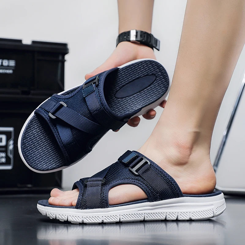 High Quality Summer Men's Slippers Outdoor Indoor Sandals Concise Comfortable Slide Men Casuals Shoes Non-slip Home Men Slippers