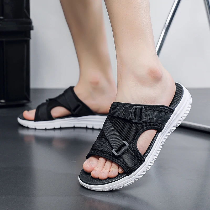 High Quality Summer Men's Slippers Outdoor Indoor Sandals Concise Comfortable Slide Men Casuals Shoes Non-slip Home Men Slippers