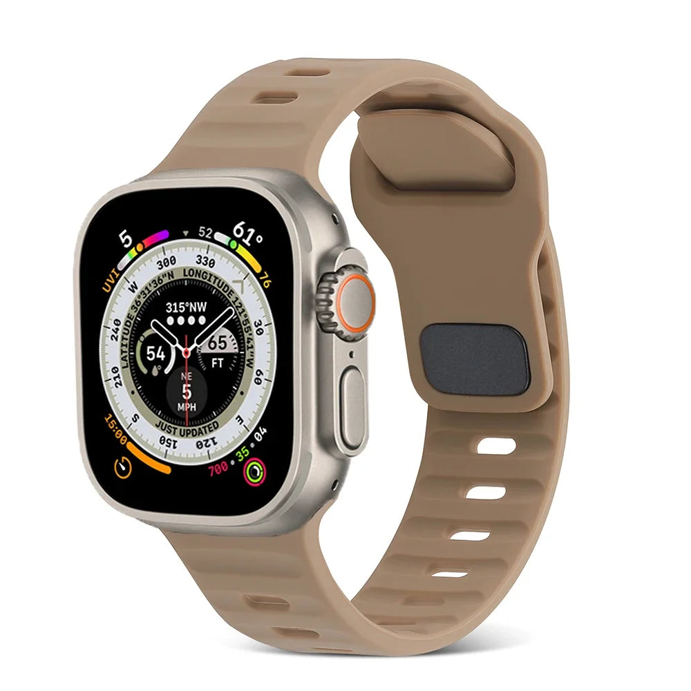soft Silicone Strap for Apple Watch Ultra/2/3 49mm Serise 11 10 9 8 7 45mm 41mm 46mm 42mm Bracelet iWatch 6 5 4 3 Se/3 44mm 40mm