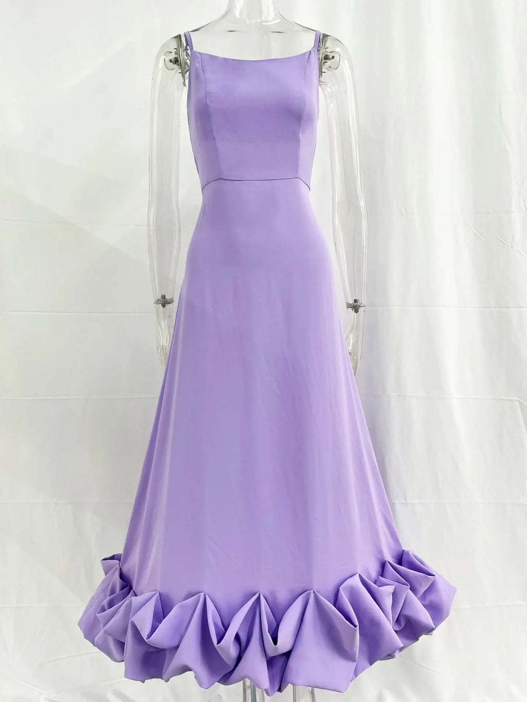 Putao Prom Dresses Fashion Square Empire Summer Party Dress Tea Length Sleeveless Chiffon Ruched Formal Evening Gowns платье жен