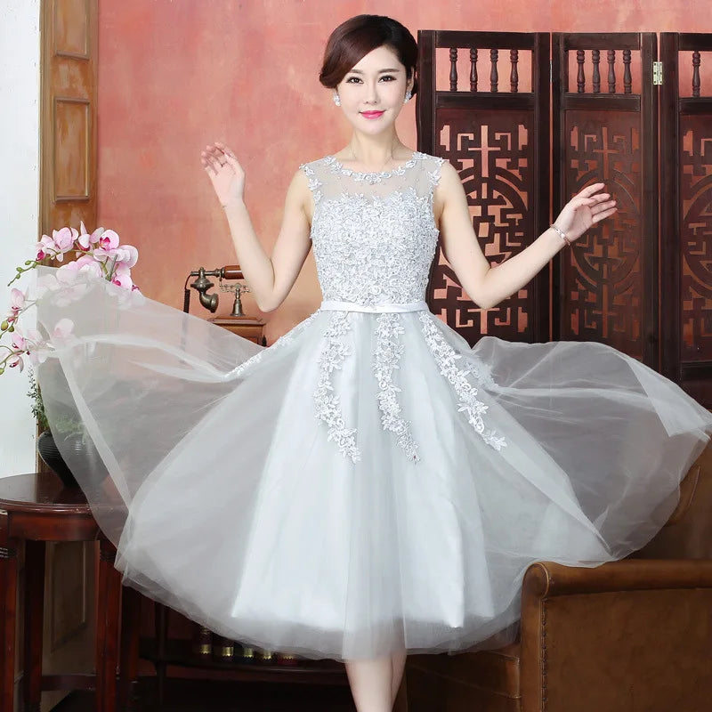 Embroidery Lace Beading Chiffon Long Evening Dresses for Women Summer 2024 Elegant Sexy Perspective Birthday Wedding Party Dress