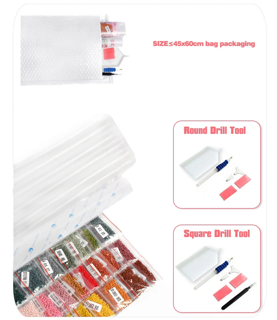 Frameless, Full Diamond Painting Tree New Arrivals 2024 Diamond Mosaic Landscape Rhinestone Pictures Craft Kit