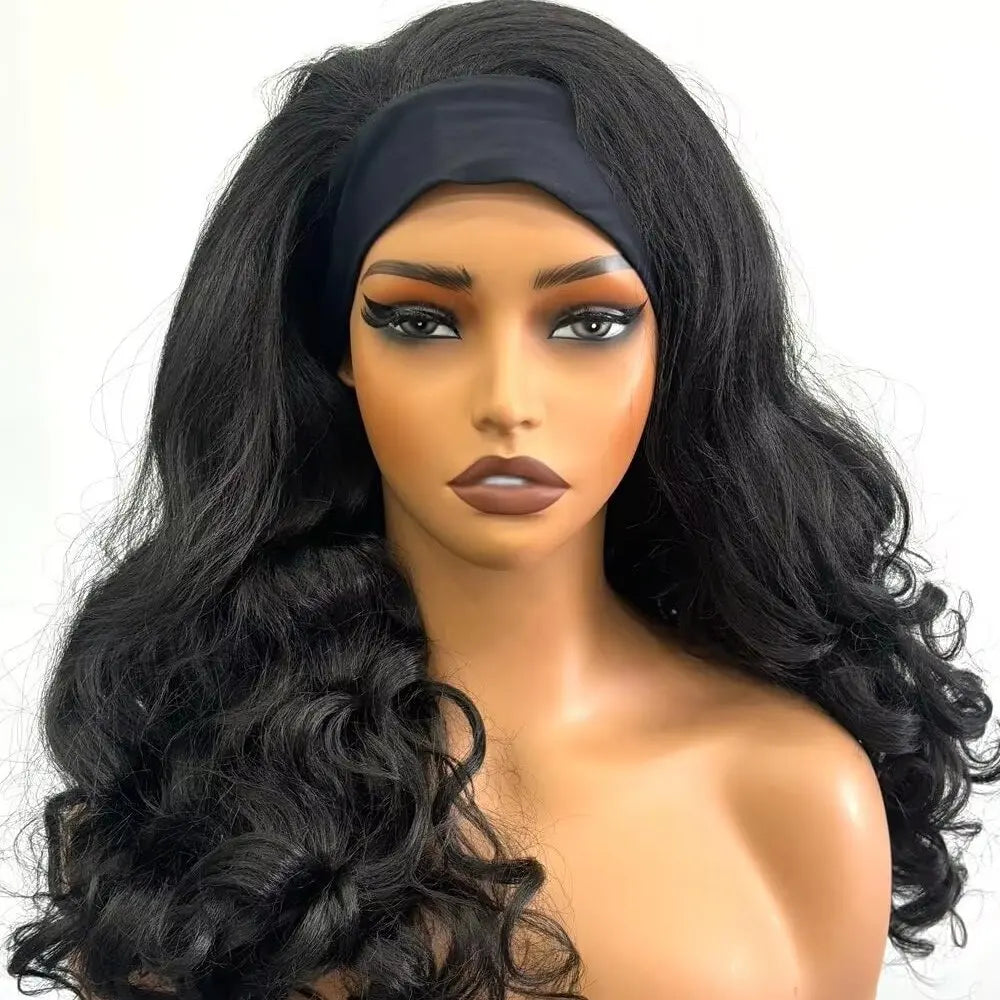 42 Inch Body Wave Headband Wig for Women Human Hair Glueless Wear and Go Glueless  Brazilian Virgin Human Hair 200 Density