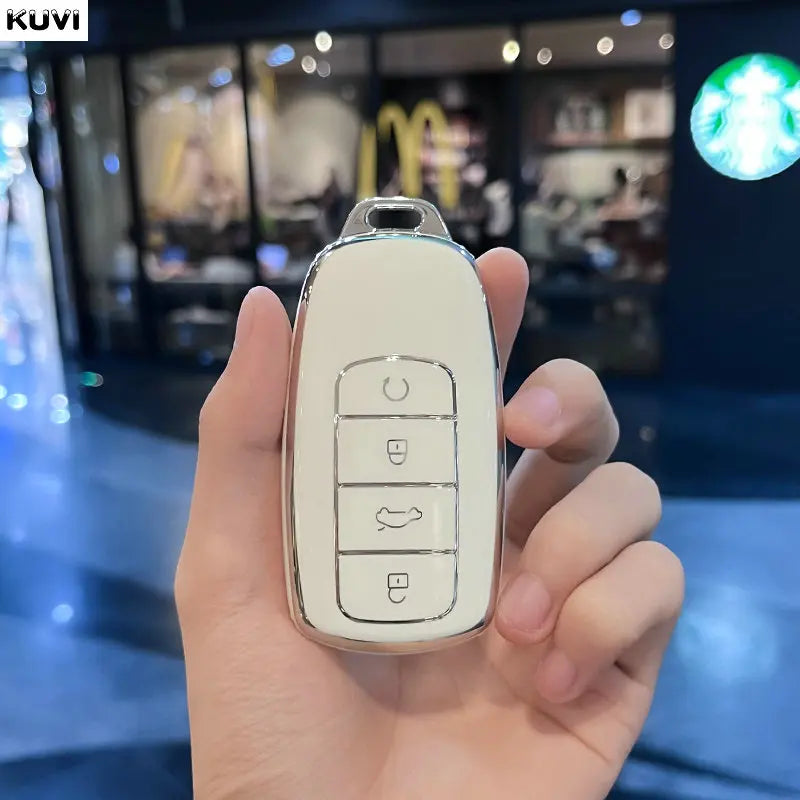 Fashion TPU Car Key Case Cover for Chery Tiggo 8 Pro Tiggo 8plus New 5 Plus 7pro Omoda 5 Car Key Protector Shell Fob Accessories