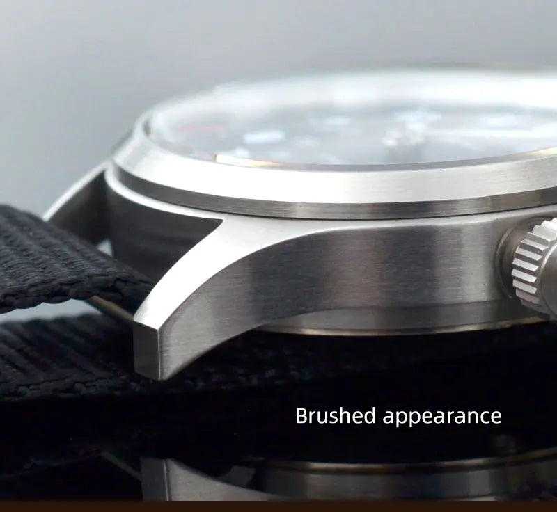 Baltany Military Field Watch S2049 Sapphire Calendar 24H Indicator Luxury Men's NH35 Auto Mechanical Homage Waterproof Watches