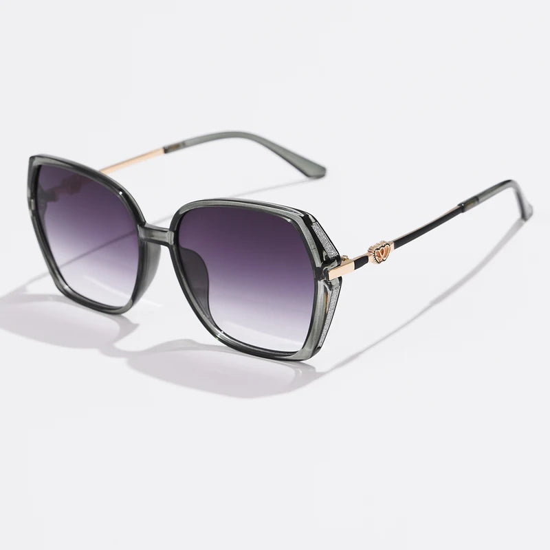 Fashion Large Frame Square Sunglasses Women Trendy Style Sun Glasses For Lady Shades Gradient Oculos UV400 Streetwear Eyewear