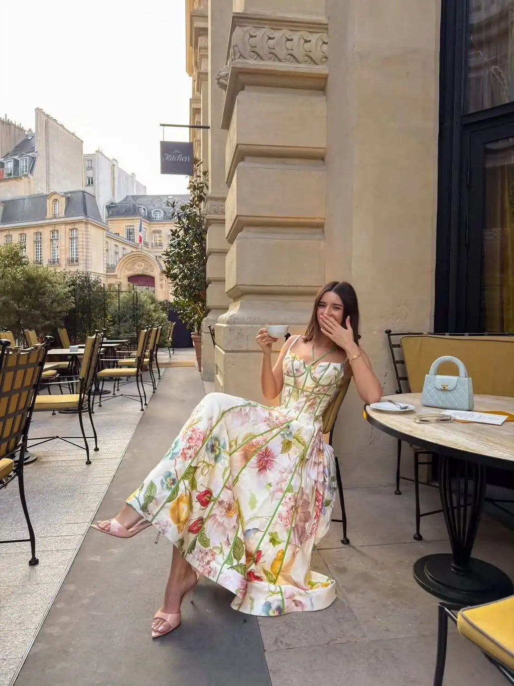 Women's Printed Sleeveless Halter Dress Waist-Closed A-Line Lady Elegant Dresses 2026 Spring Summer Fashion Female Vacation Robe