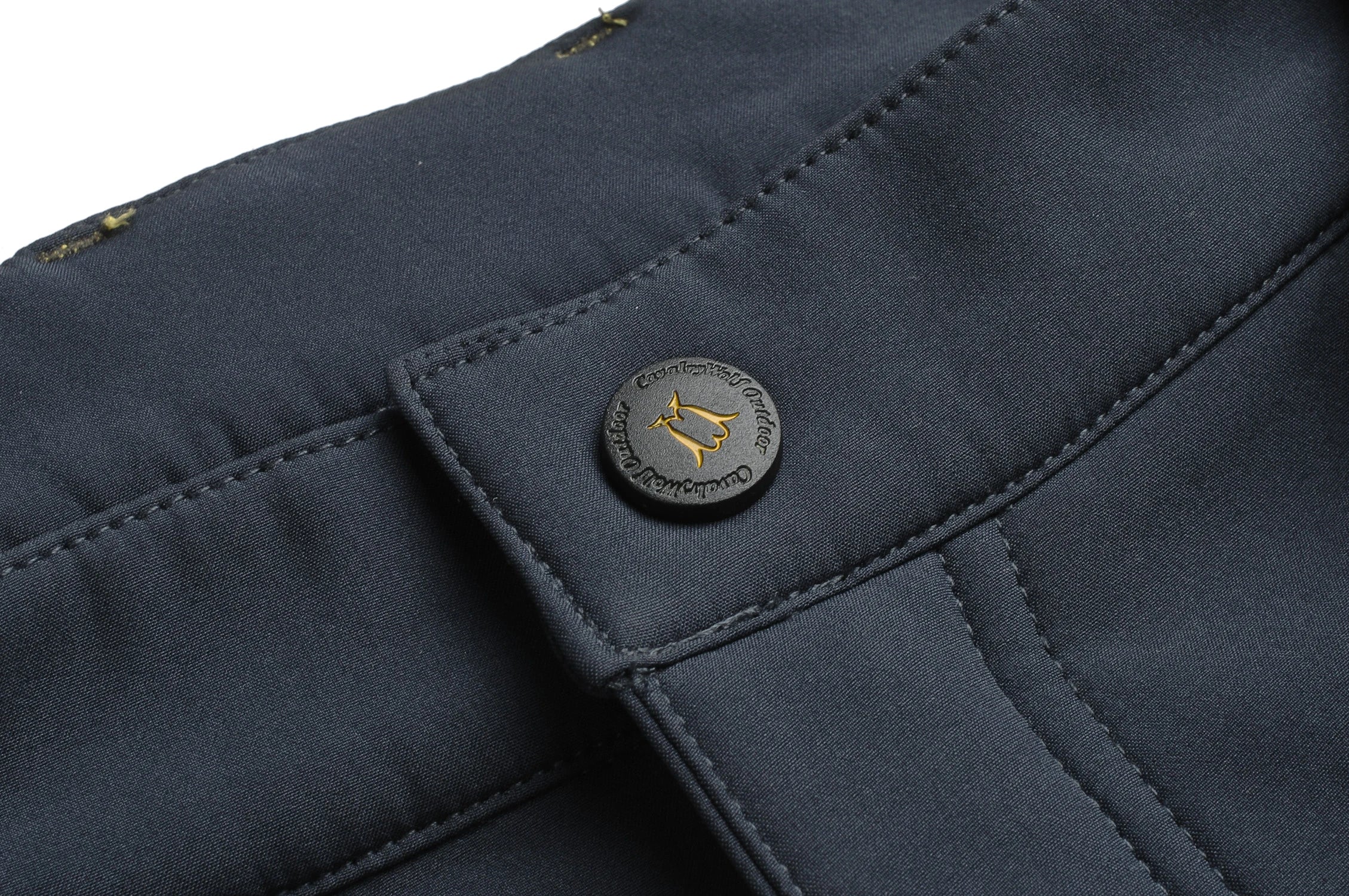 Men's Waterproof Hiking Pants Outdoor Fleece Lined Snow Ski Pants Winter Softshell Snowboard Pants