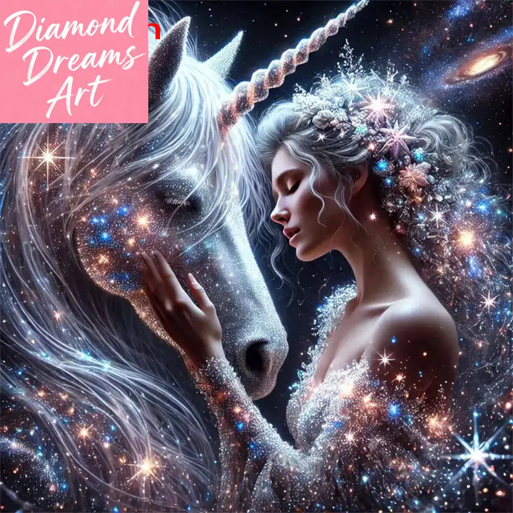 Frameless, 5D DIY Unicorn Fairy Diamond Painting Universe New Arrivals 2025 Diamond Mosaic Handmade Gift Rhinestone Pictures