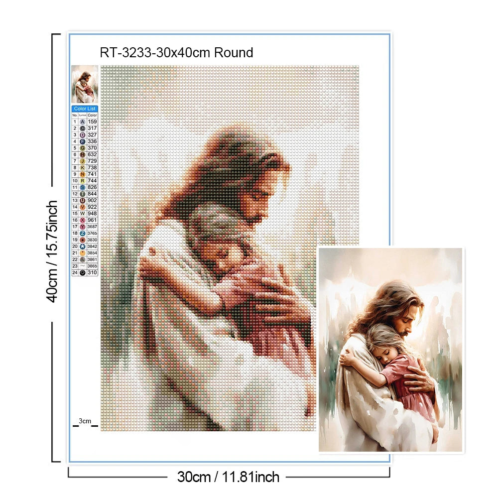 Jesus Christ Diamond Art Painting Christian Jesus Portrait Full Diamond Mosaic Embroidery DIY Home Decor Gift New Arrivals