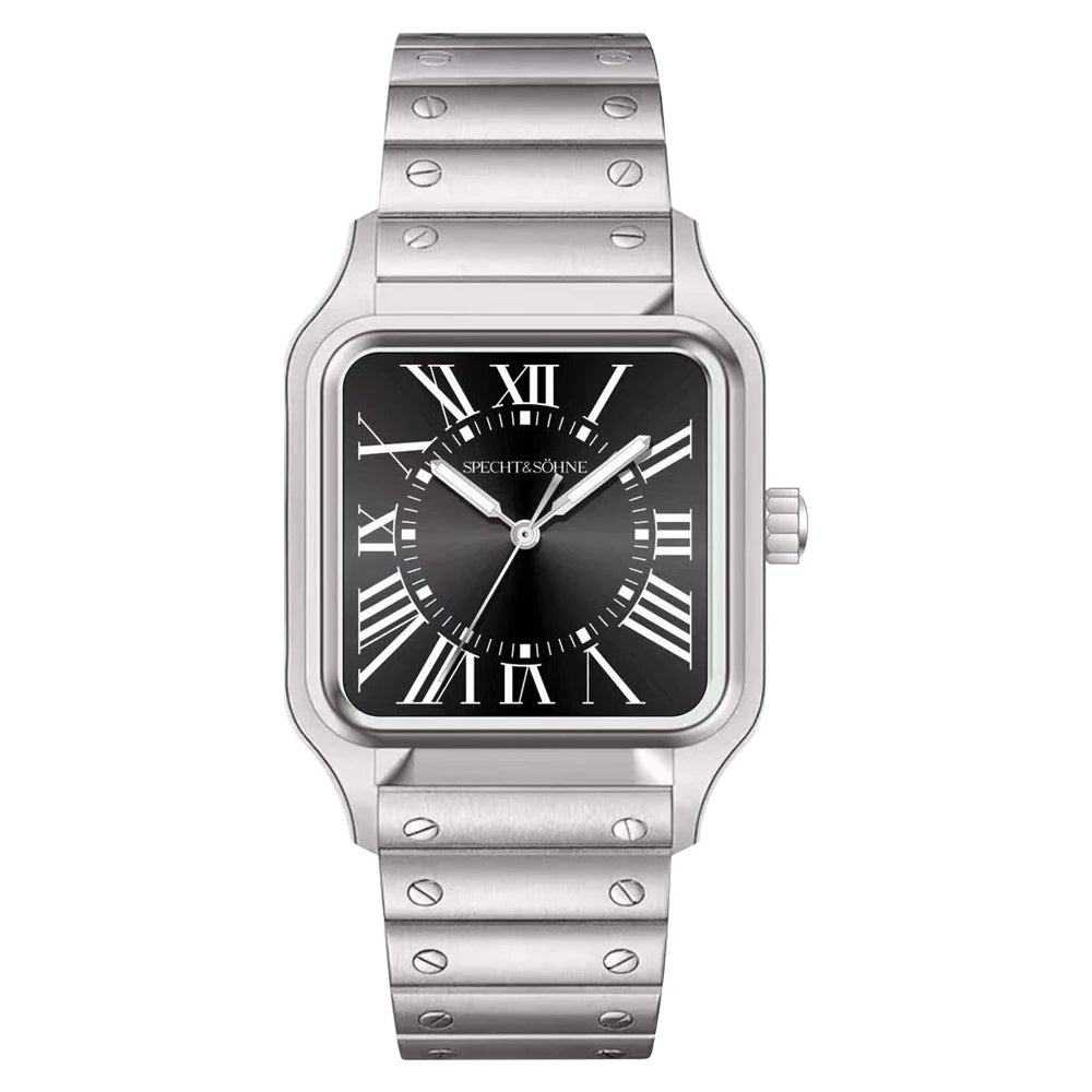 New Arrivals Specht & Söhne Mens Watches Stainless Steel Sapphire Crystal Classic VH31 Quartz Watch Relogio Masculino Waterproof