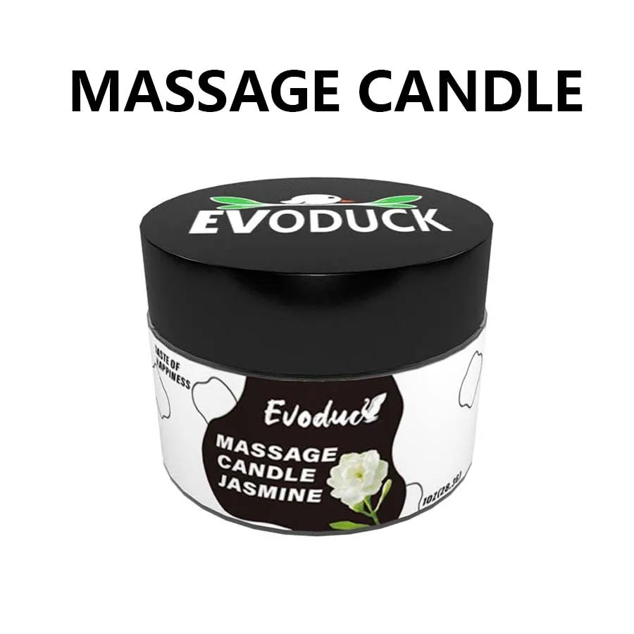 Massage Oil Candle Geranium Soy Wax Low Temp Melt Pour Body Moisturizing Skin Care Spa Bath Relaxing Couples Gift Women Birthday