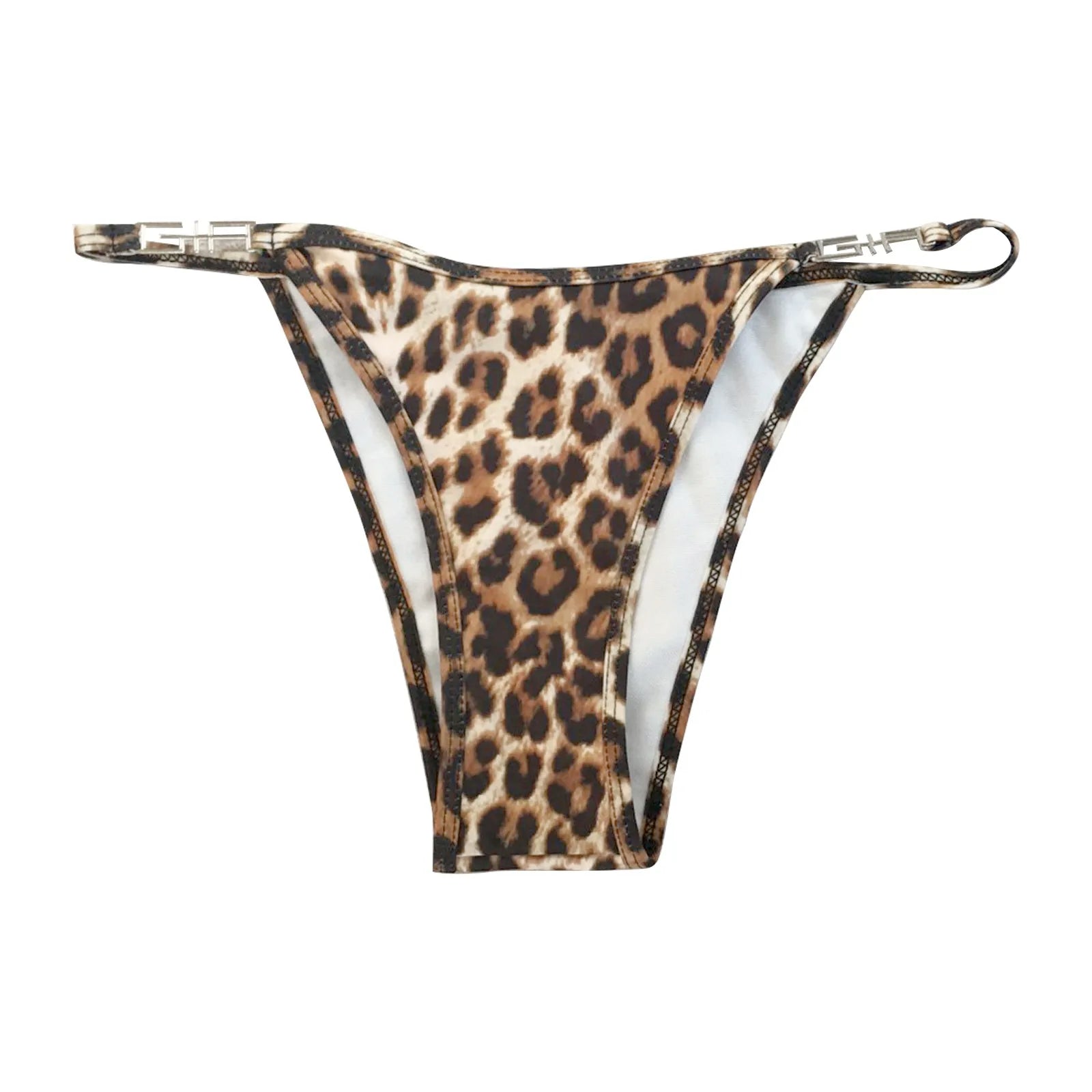 Sexy Leopard Print Bikinis Sets Push Up Triangle Cup Micro Bikini Split Swimsuits Summer Beachwear Bandage bathing suit Swimwear