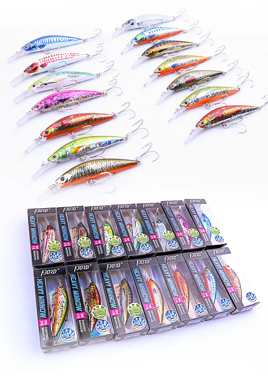 FJORD 37g 29g 17g Fishing Lures 3D Printing Limited Edition Color Sea Hard Baits Minnow Lures new arrivals 2025Baits Items