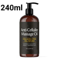 Anti-cellulite Body Massage Oil 240/100ml Natural Aromatherapy Relaxing Soothing Skin Care Essential Oil for Full Body Massage