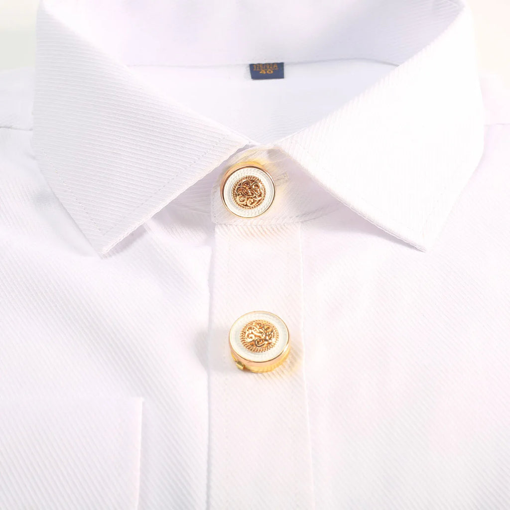 2pcs Button Cufflinks Luxury Metal Button Cover Shirt Button Clip Retro Sleeve Button for Men and Women Dress Button Decoratio
