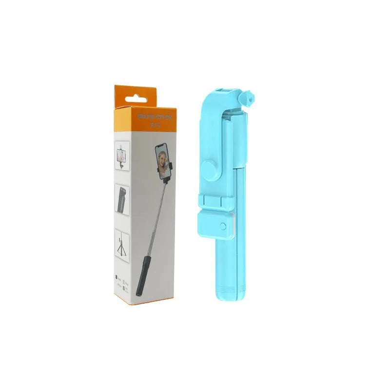Portable Bluetooth Selfie Stick Tripod Holder with Remote Shutter Fill Light Extendable Wireless Remote Retractable Phone Stand