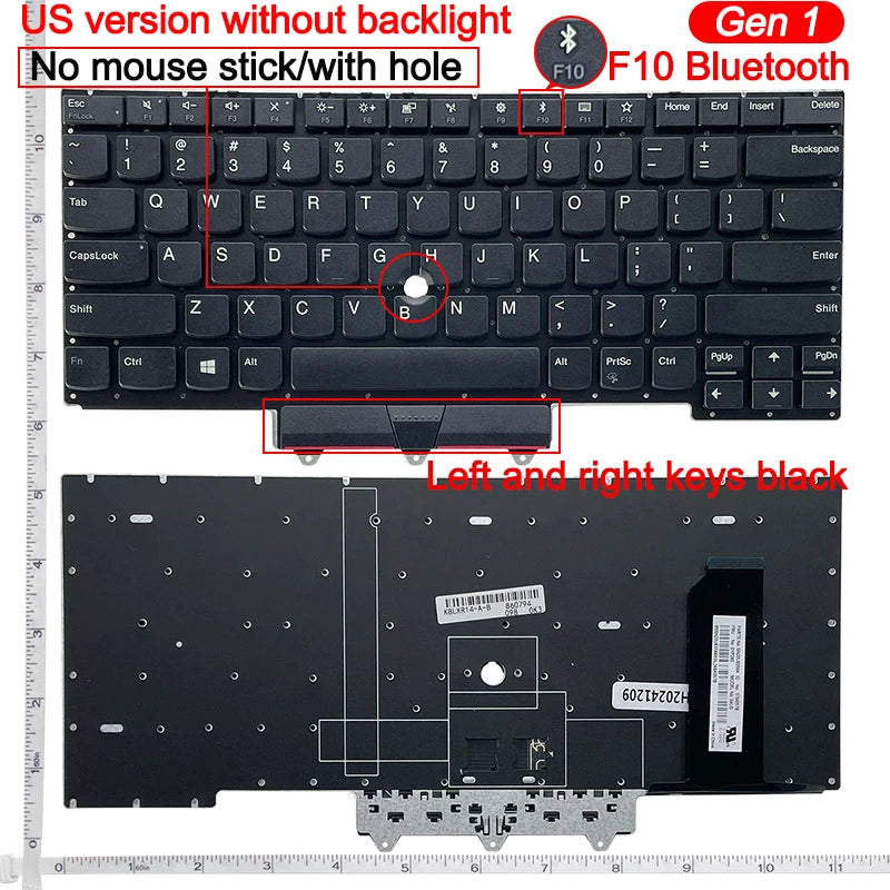 New US keyboard for Lenovo ThinkPad E14/R14/S3 GEN 2 E14 2nd gen2 gen3 gen4/R14 Gen 2 E14 2nd Gen 2/E14 2nd Gen 3/E14 2nd Gen 4