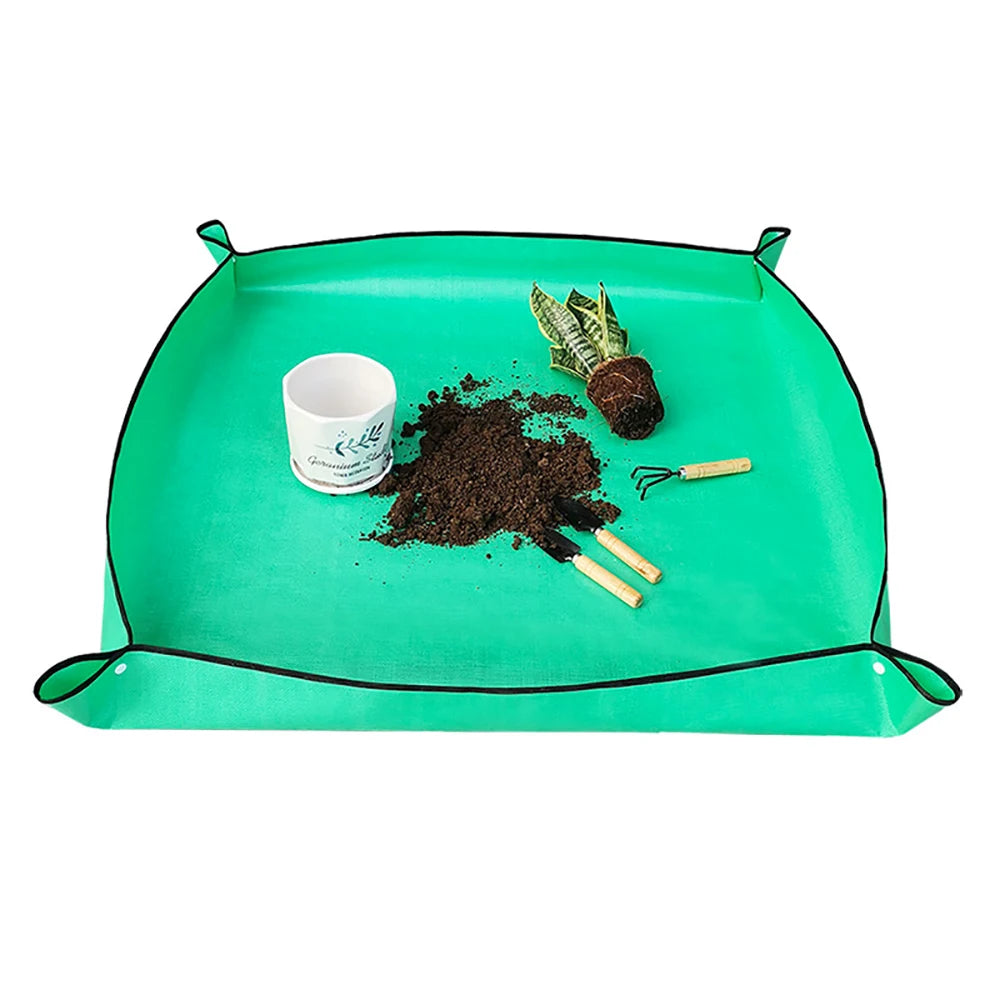 Home Gardening Soil Replacement Mat Waterproof Thickened Succulent Flower Pot Replacement Operation Floor Mat Gardening Tools