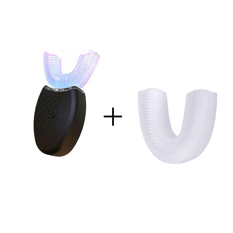 Sonic Electric Toothbrush U Type Toothbrush Silicon Head 360 Degrees Intelligent Automatic USB Charge Waterproof Teeth Whitening