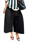 Women's Camouflage Wide Leg Pants Loose Casual High Waist Vintage Pockets Cropped Pants 2025 Fashion Harajuku Capris