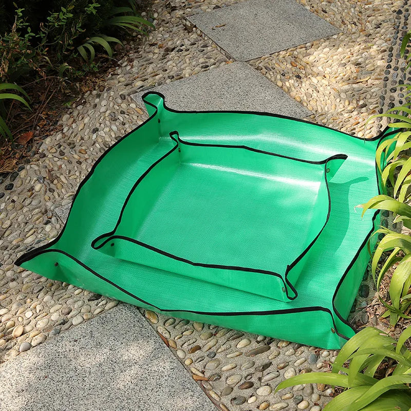 Home Gardening Soil Replacement Mat Waterproof Thickened Succulent Flower Pot Replacement Operation Floor Mat Gardening Tools