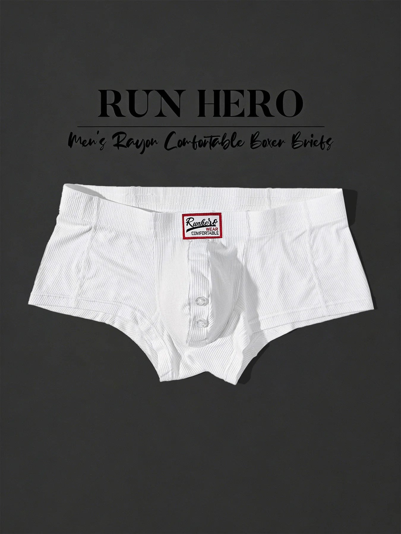 Mens Boxers Sexy Low-waist Underwear New Arrivals U Convex Pouch Button Underpants Boxershorts Male Panties Boxer